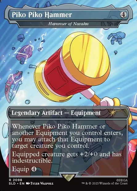 Marteau de Nazahn, carte Magic SLD 2098 — extension Secret Lair Drop