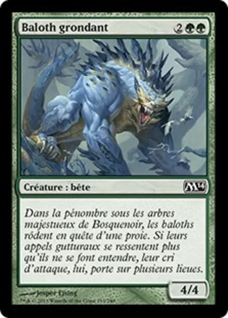 Baloth grondant, carte Magic M14 193 — extension Magic 2014