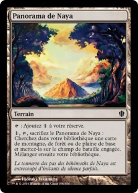 Panorama de Naya, carte Magic C13 308 — extension Commander 2013