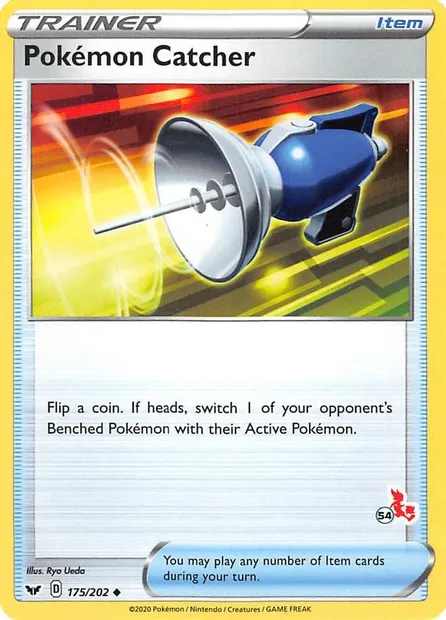Pokemon Catcher, carte Pokémon BA22 175-54 — extension Battle Academy 2022