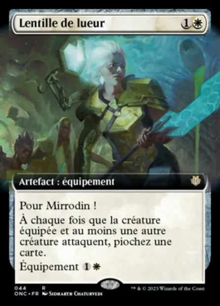 Lentille de lueur, carte Magic ONC 44 — extension Phyrexia: All Will Be One Commander