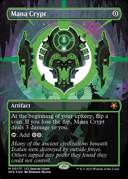 Crypte de mana, carte Magic SPG 17f — extension Special Guests