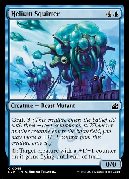 Helium Squirter, Magic card RVR 45 — Ravnica Remastered set