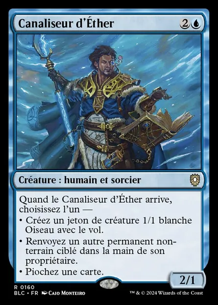 Canaliseur d'Éther, carte Magic BLC 160 — extension Bloomburrow Commander