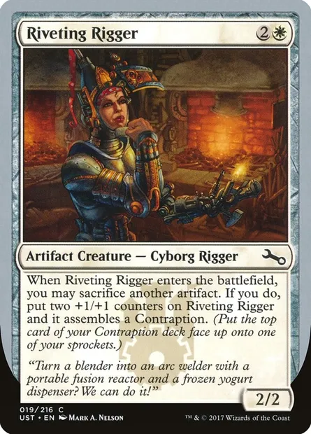 Riveting Rigger, Magic card UST 19 — Unstable set