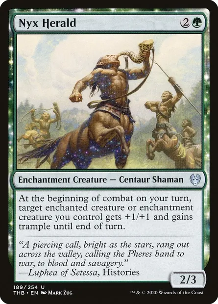 Nyx Herald, Magic card THB 189 — Theros Beyond Death set