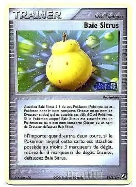 Baie Sitrus, carte Pokémon UF 91 — extension EX Forces Cachées