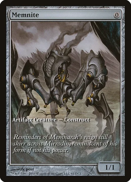 Memnite, Magic card DCI 61 — DCI Promos set