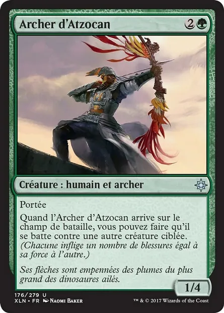 Archer d'Atzocan, carte Magic XLN 176 — extension Ixalan