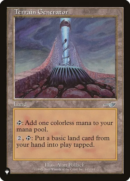 Terrain Generator, Magic card PLST NEM-143 — The List set