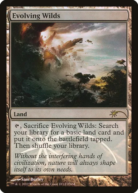 Evolving Wilds, Magic card F12 10 — Friday Night Magic 2012 set