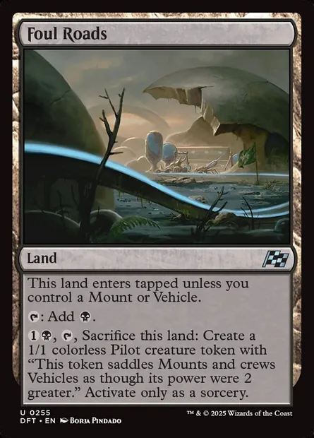 Foul Roads, Magic card DFT 255 — Aetherdrift set