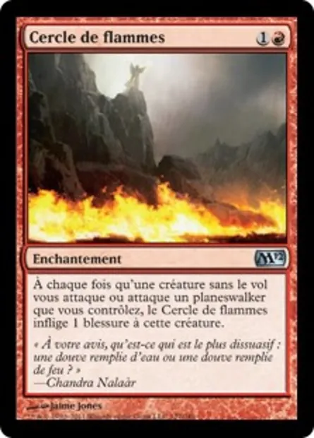 Cercle de flammes, carte Magic M12 127 — extension Magic 2012