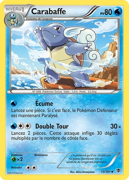 Carabaffe, carte Pokémon PLB 15 — extension Explosion Plasma