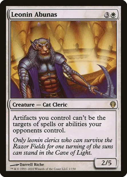 Leonin Abunas, Magic card ARC 1 — Archenemy set