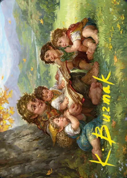 Samwise Gamgee // Samwise Gamgee, carte Magic ALTR 19 — extension Tales of Middle-earth Art Series