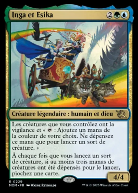 Inga et Esika, carte Magic MOM 229 — extension L'invasion des machines