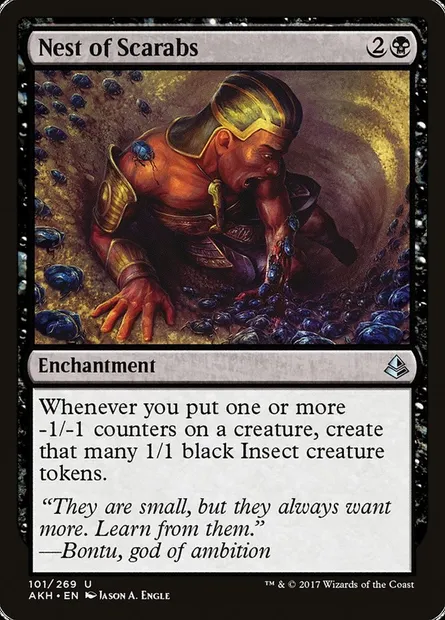 Nest of Scarabs, Magic card AKH 101 — Amonkhet set