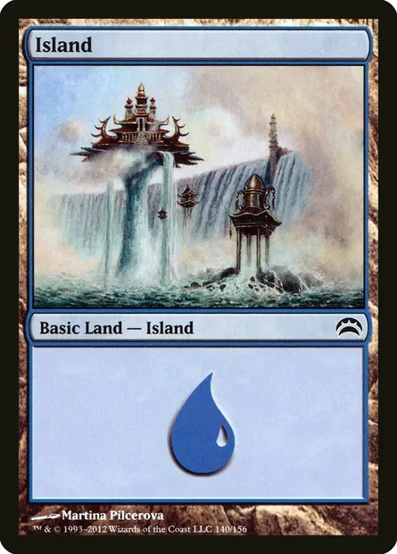 Island, Magic card PC2 140 — Planechase 2012 set