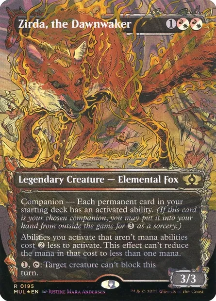 Zirda, the Dawnwaker, Magic card MUL 195 — Multiverse Legends set