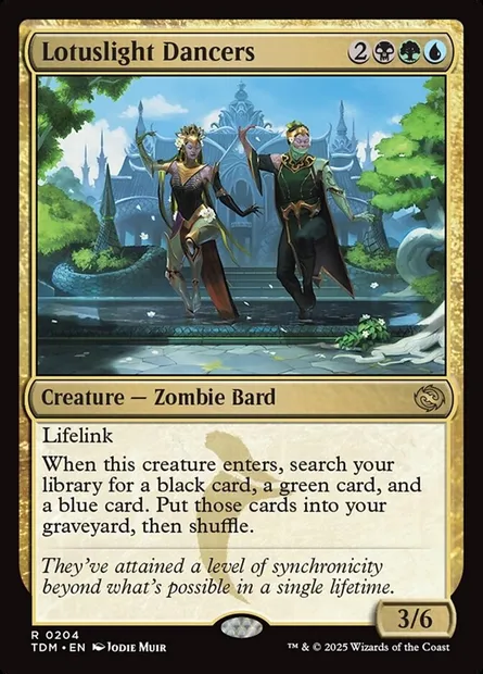 Lotuslight Dancers, Magic card TDM 204 — Tarkir: Dragonstorm set