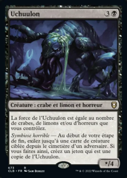 Uchuulon, carte Magic CLB 673 — extension Commander Légendes : la bataille de la Porte de Baldur