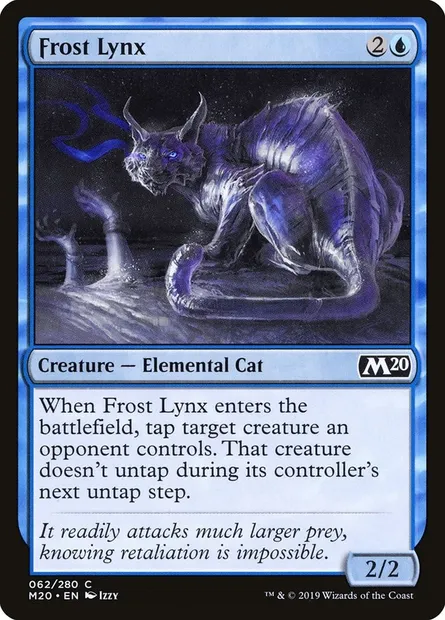 Frost Lynx, Magic card M20 62 — Core Set 2020 set