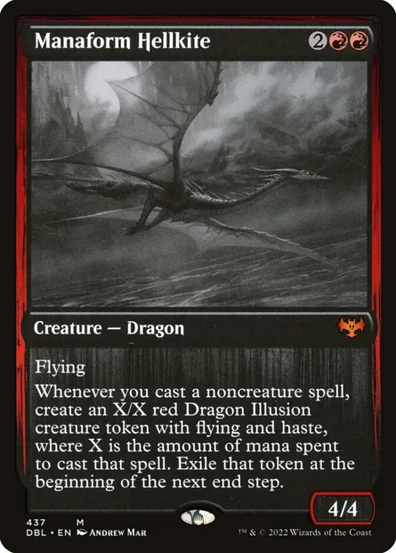 Escouflenfer manaforme, carte Magic DBL 437 — extension Innistrad : Double Programme