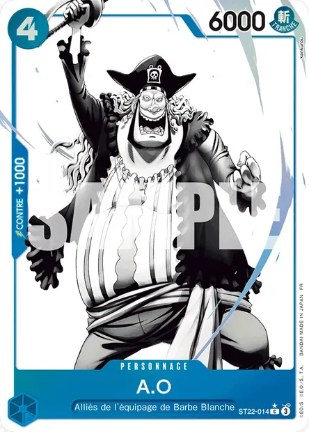 A.O, carte One Piece ST22-014 — extension ACE ET NEWGATE