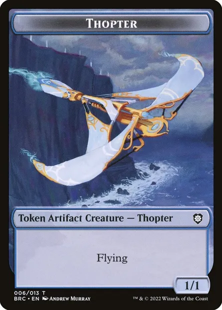 Thopter, Magic card TBRC 6 — The Brothers' War Commander Tokens set