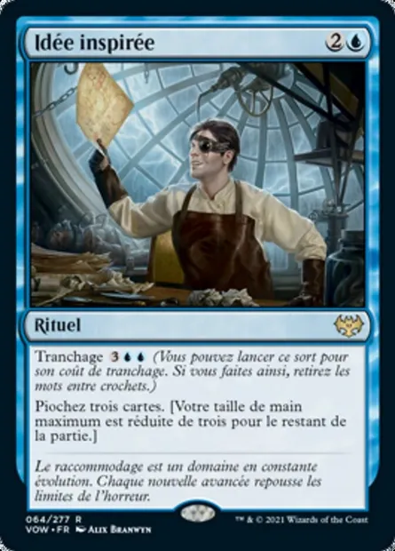 Idée inspirée, carte Magic VOW 64 — extension Innistrad : noce écarlate