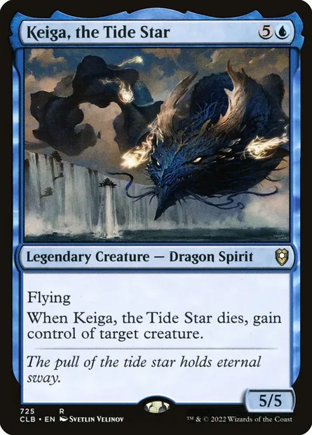 Keiga, the Tide Star, Magic card CLB 725 — Commander Legends: Battle for Baldur's Gate set