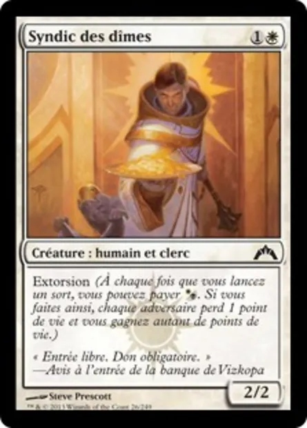 Syndic des dîmes, carte Magic GTC 26 — extension Insurrection