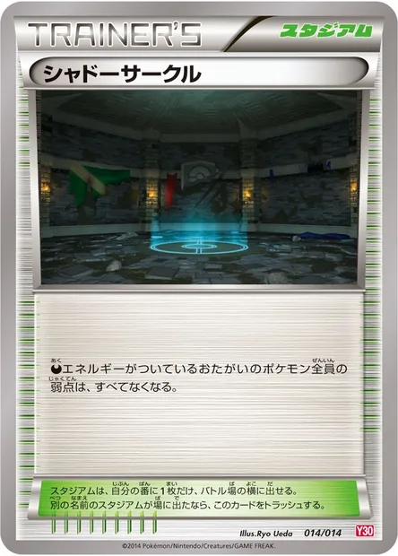 Shadow Circle, Pokémon card Y30 014 — Yveltal Half Deck set