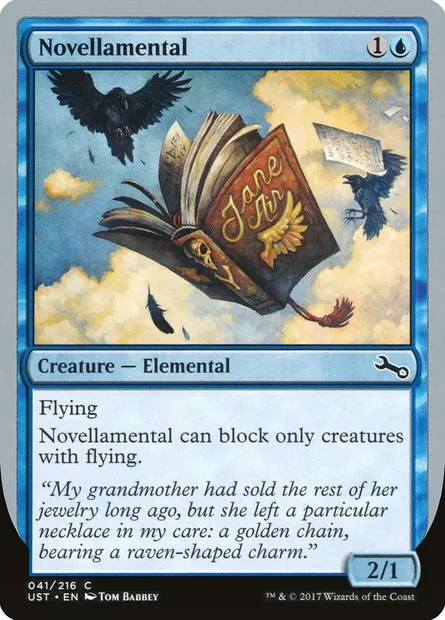Novellamental, Magic card UST 41a — Unstable set