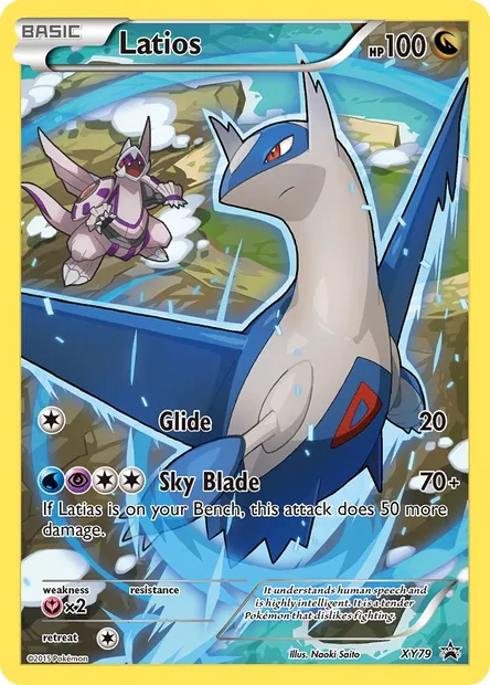 Latios, Pokémon card XY 79 — XY Black Star Promos set