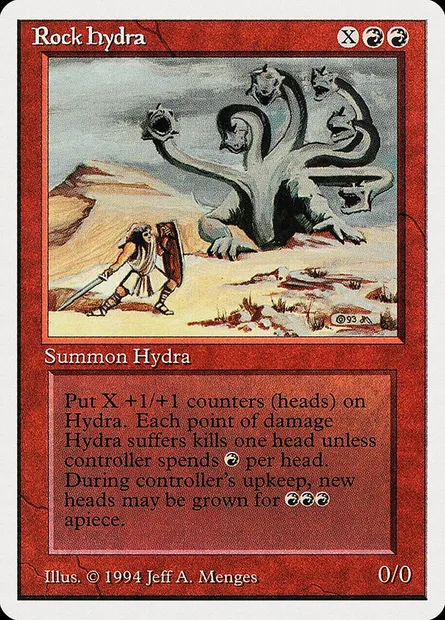 Hydre de pierre, carte Magic SUM 173 — extension Summer Magic / Edgar