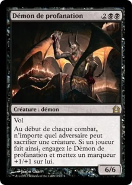 Démon de profanation, carte Magic RTR 63 — extension Retour à Ravnica