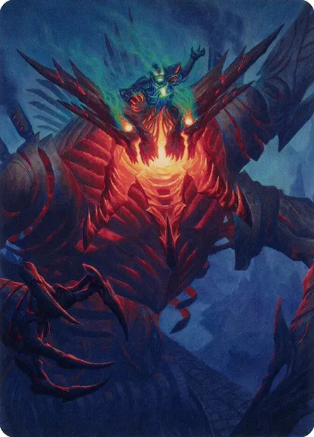 Mishra, Lost to Phyrexia // Mishra, Lost to Phyrexia, carte Magic ABRO 38 — extension The Brothers' War Art Series