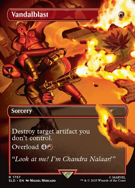Vandalblast, Magic card SLD 1757 — Secret Lair Drop set