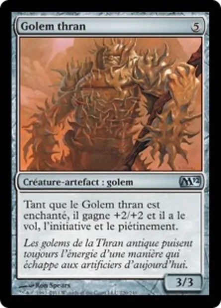 Golem thran, carte Magic M12 220 — extension Magic 2012