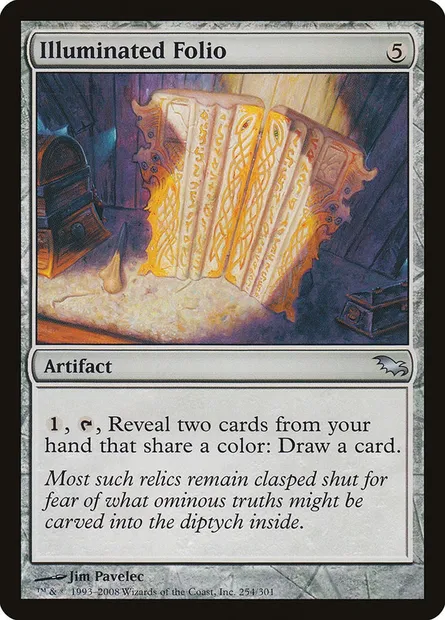 Illuminated Folio, Magic card SHM 254 — Shadowmoor set