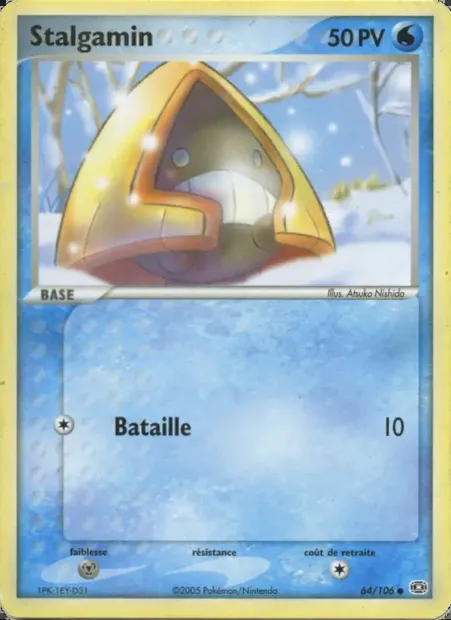 Stalgamin, carte Pokémon EM 64 — extension EX Émeraude