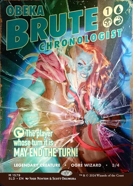 Obeka, Brute Chronologist, Magic card SLD 1579★ — Secret Lair Drop set