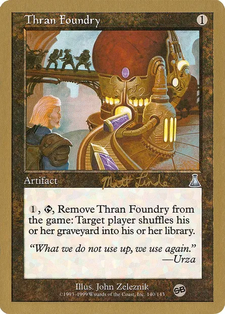 Thran Foundry, Magic card WC99 ml140sb — World Championship Decks 1999 set