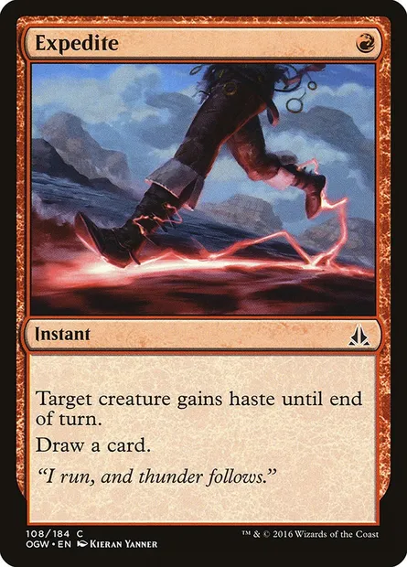 Expedite, Magic card OGW 108 — Oath of the Gatewatch set