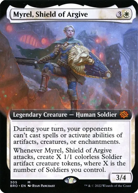 Myrel, Shield of Argive, Magic card BRO 305 — The Brothers' War set