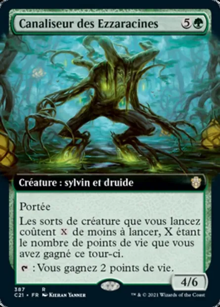 Canaliseur des Ezzaracines, carte Magic C21 387 — extension Commander 2021
