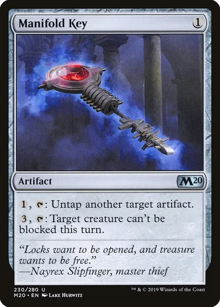 Manifold Key, Magic card M20 230 — Core Set 2020 set