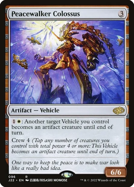 Peacewalker Colossus, Magic card J22 96 — Jumpstart 2022 set